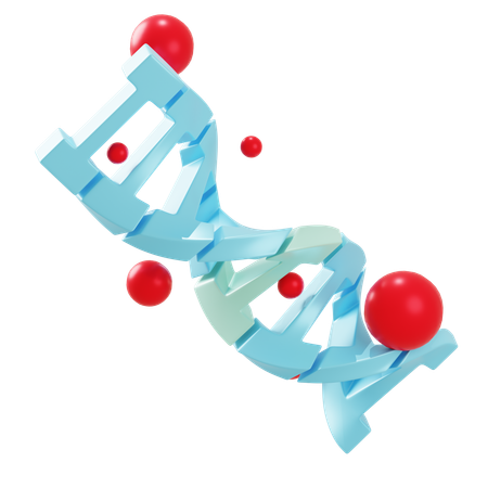 DNA  3D Icon