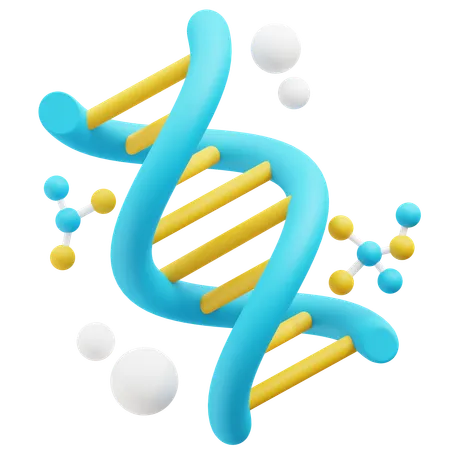 DNA  3D Icon