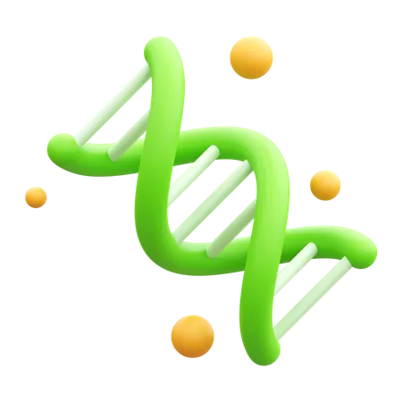 DNA 3 D Render Illustration Icon 3D Icon