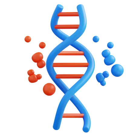3 D Illustration DNA 3D Icon
