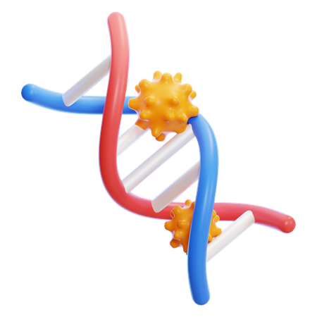 Câncer afetou DNA  3D Icon