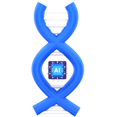 Dna Ai  3D Icon