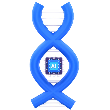 Dna Ai  3D Icon