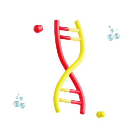 Dna Double Helix  3D Icon