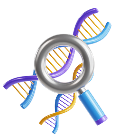 DNA-Forschung  3D Icon