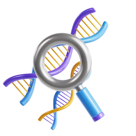 DNA-Forschung  3D Icon