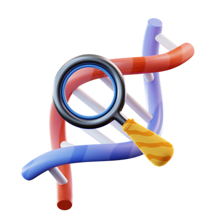 DNA-Forschung  3D Icon