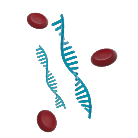 DNA genético  3D Illustration