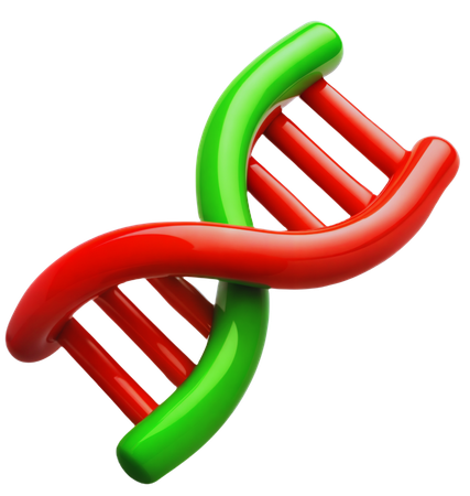 DNAヘリックス  3D Icon