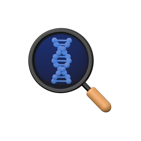 DNA 식별  3D Icon