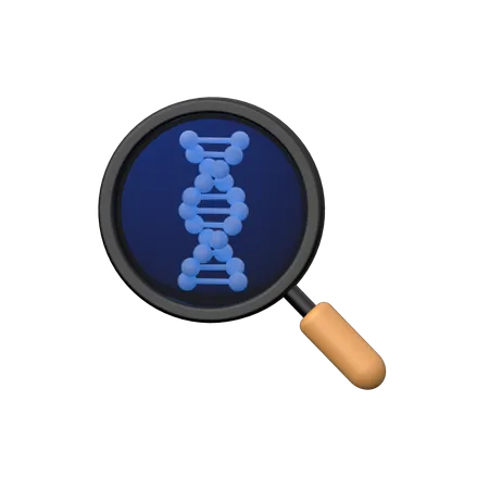 DNA 식별  3D Icon