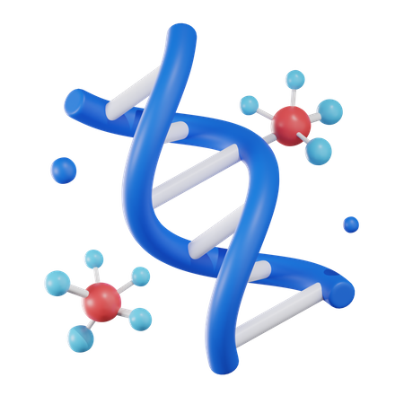 Dna Molecule  3D Icon