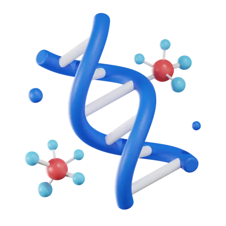 Dna Molecule  3D Icon