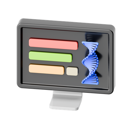 DNA on-line  3D Icon