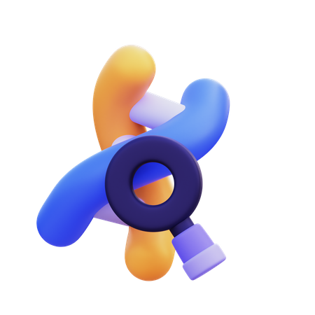 Dna Research  3D Icon