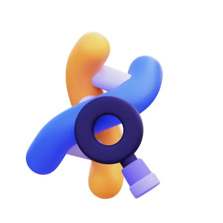 Dna Research  3D Icon