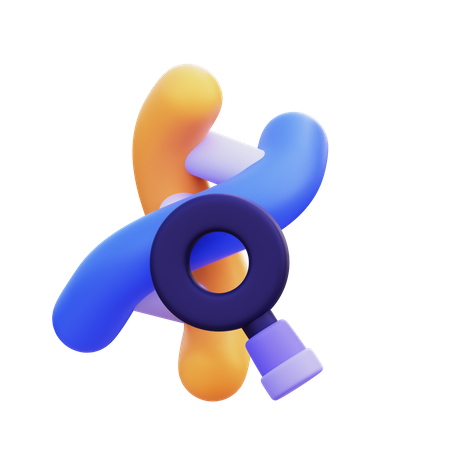 Dna Research  3D Icon