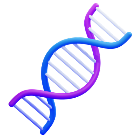 DNA Strand  3D Icon