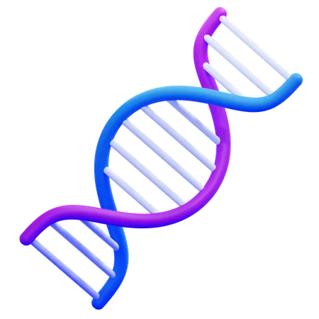 DNA Strand  3D Icon