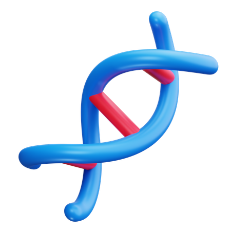 DNA Strand  3D Icon