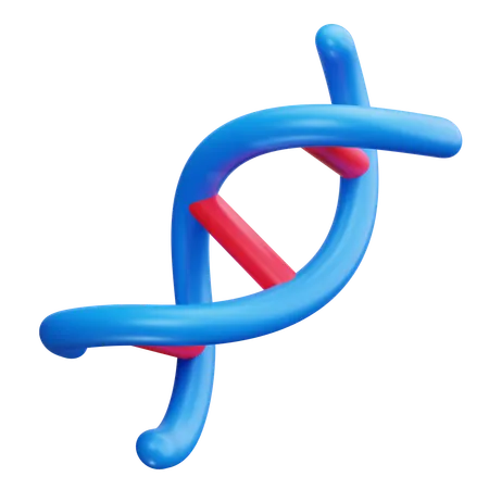 DNA Strand  3D Icon