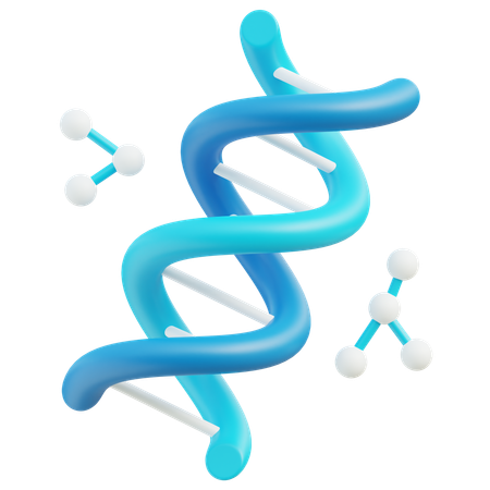 Dna Strand  3D Icon