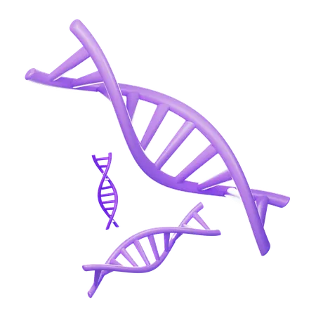 Dna Structure 3D Icon