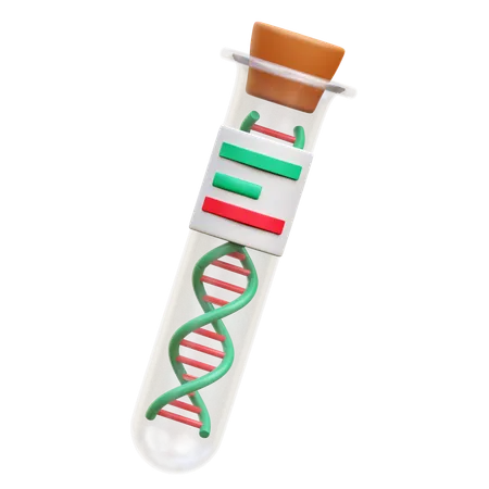 DNA Test  3D Icon