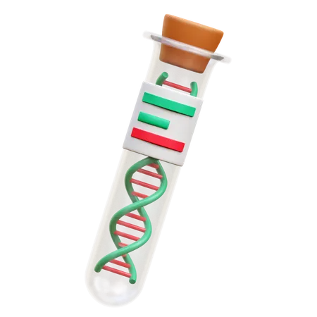 DNA Test  3D Icon