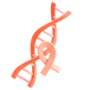 Dna With Ribbon