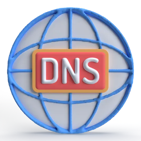 DNS  3D Icon