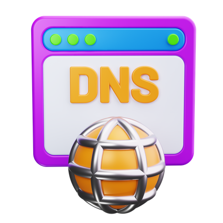 DNS Server  3D Icon