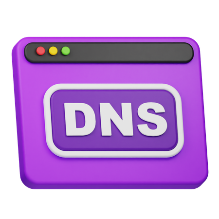 Site web DNS  3D Icon