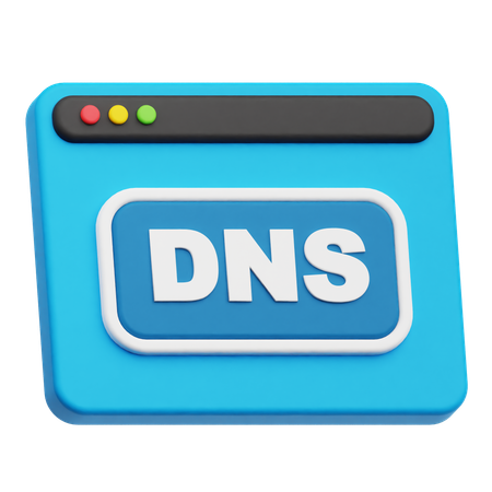 Dns 웹사이트  3D Icon