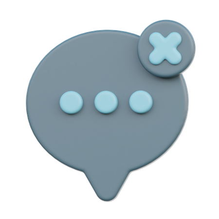 Do Not Be Noisy  3D Icon