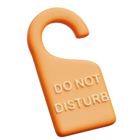 Do Not Disturb  3D Icon