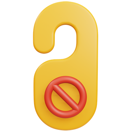 Do Not Disturb  3D Icon