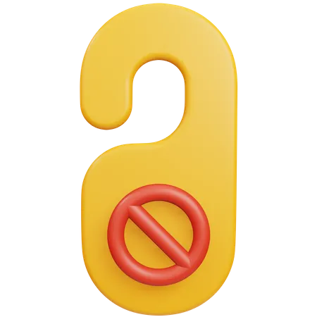 Do Not Disturb  3D Icon