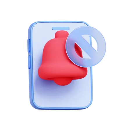 Do Not Disturb Phone  3D Icon