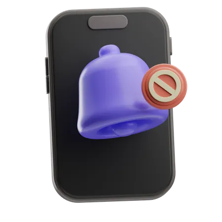 Do Not Disturb Phone  3D Icon