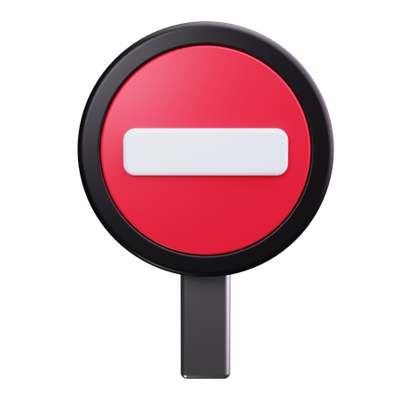 Do Not Enter  3D Icon