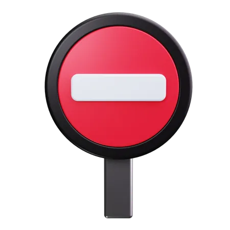 Do Not Enter  3D Icon