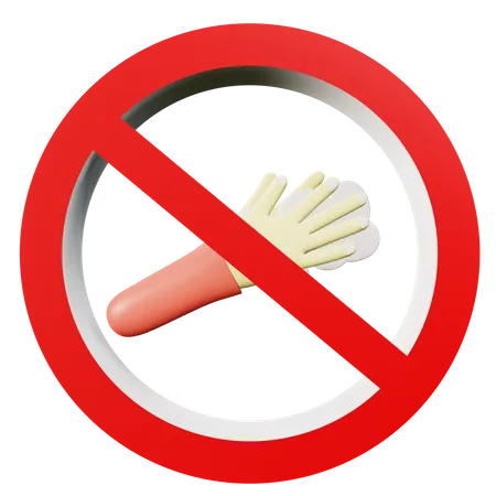 Do Not Hand Washing  3D Icon