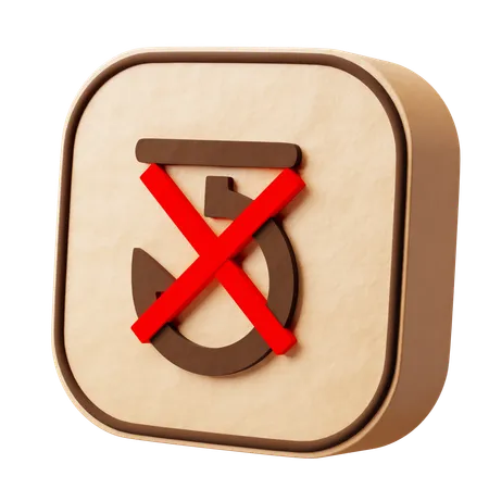 Do not use hooks  3D Icon