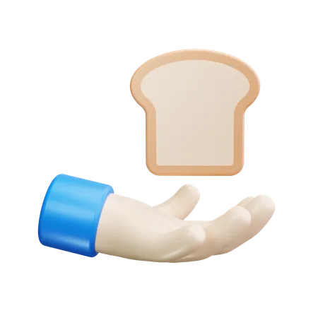 Doação de alimentos  3D Icon