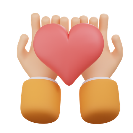 Doação de amor  3D Icon