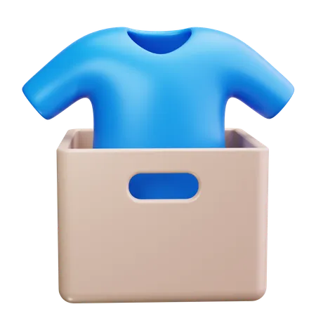 Doação de roupas  3D Icon