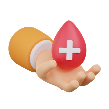 Doação de sangue  3D Icon