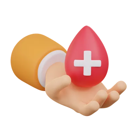 Doação de sangue  3D Icon