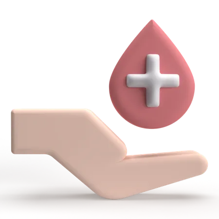 Doação de sangue  3D Icon